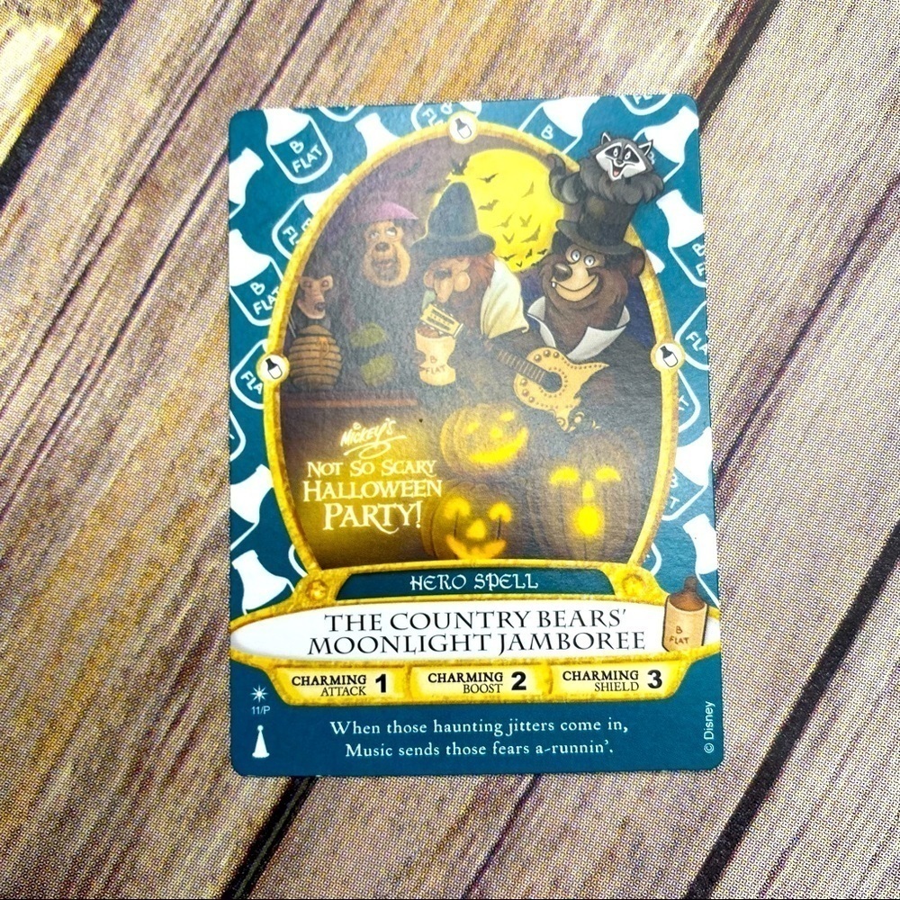 Country Bears Moonlight Jamboree, Card 11/P Disney's Sorcerers the Magic Kingdom